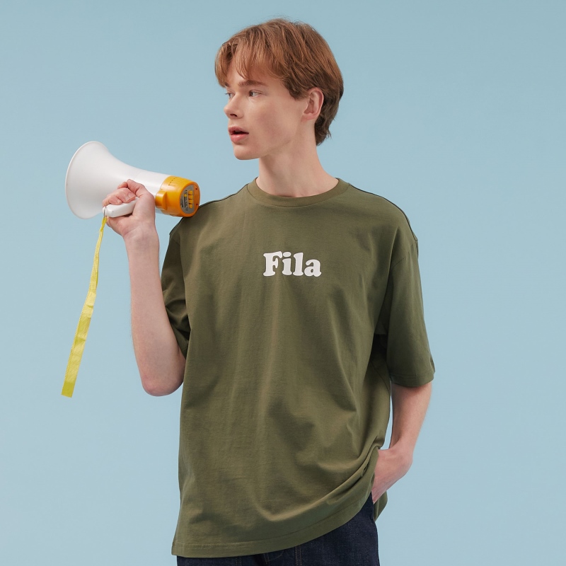 FILA Korea New Small Logo Short Sleeve Tee